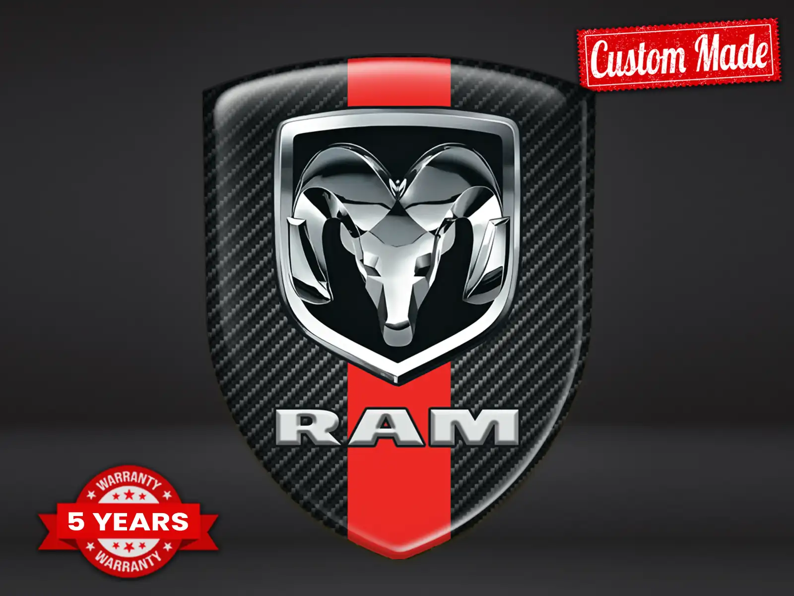 Dodge Domed Sticker Performance Max Stylish Pro Durable